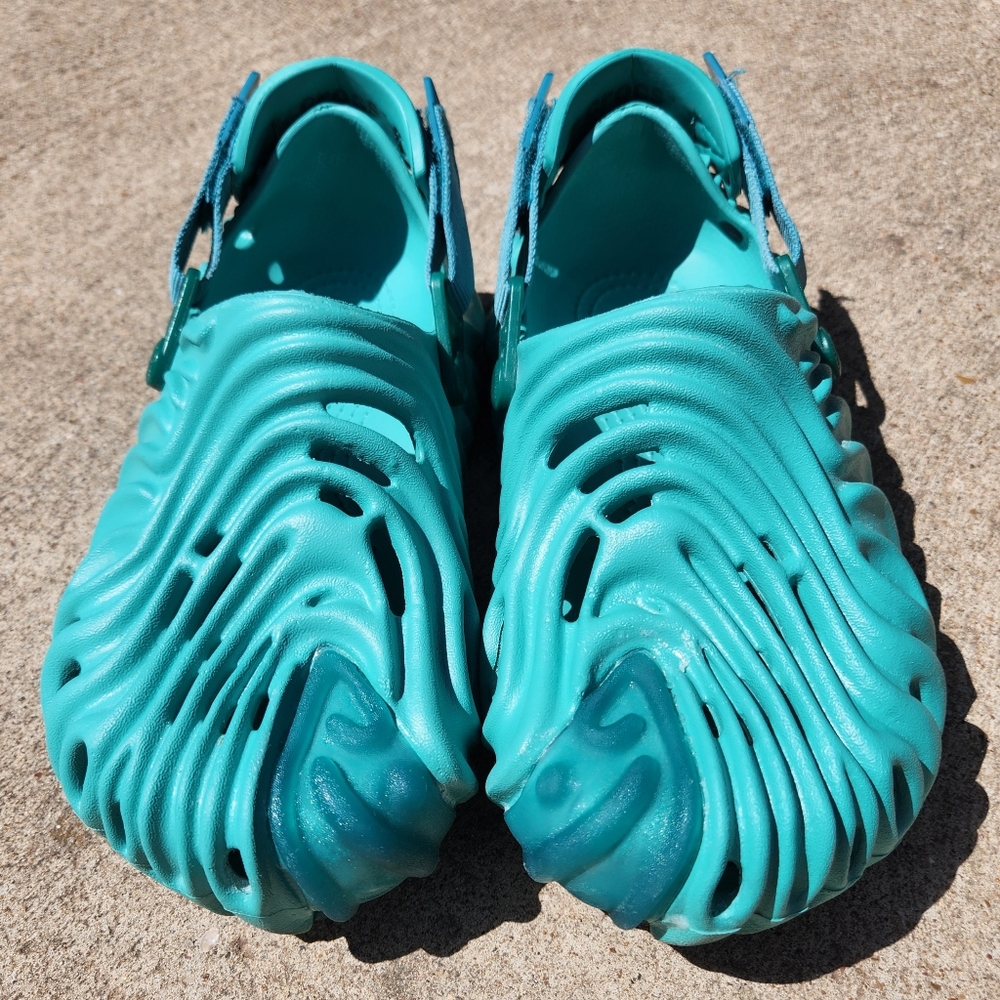 Crocs Salehe Bembury Pollex Clogs In Ice Blue W8 M6